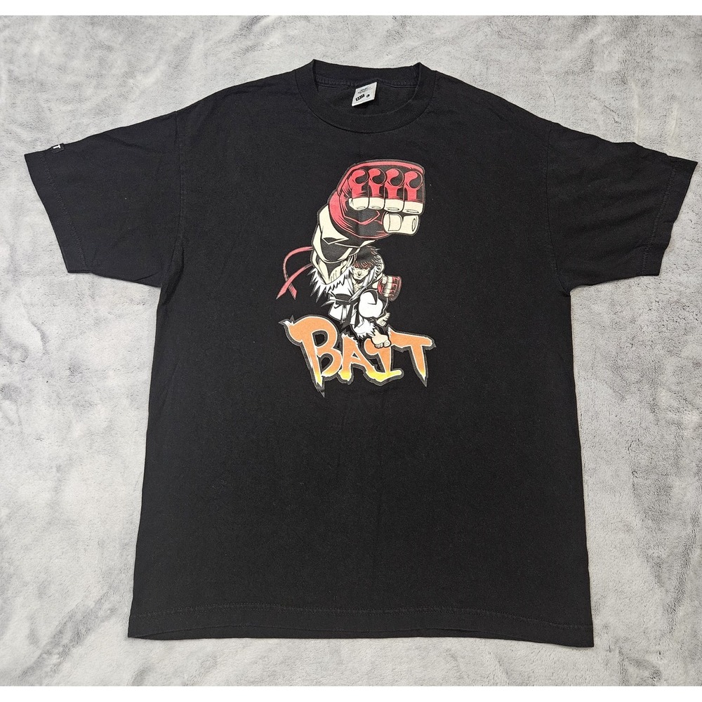 BAIT x Street Fighter Ryu Graphic T-Shirt Size Large Black